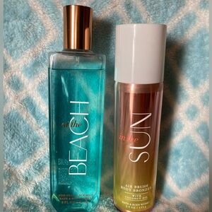 Bath & Body Works Beach spray and bronzer